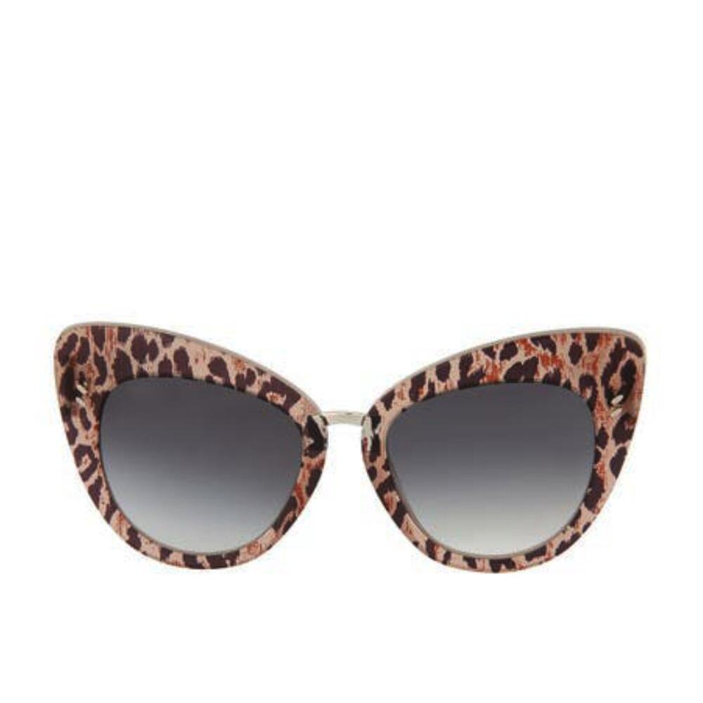 NWT Stella McCartney Women's Leopard Cat Eye Sunglasses